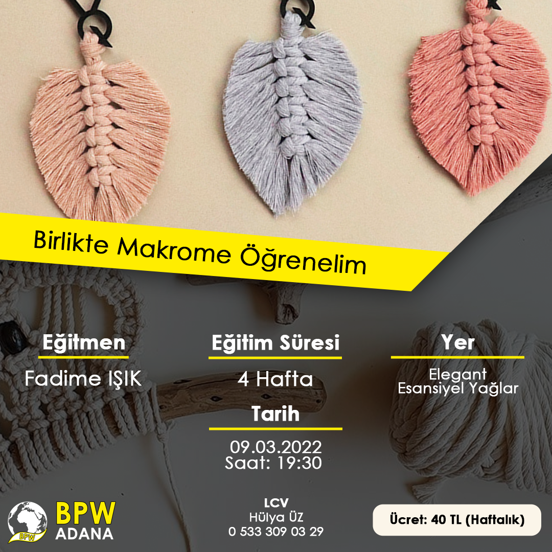 Birlikte Makrome Öğrenelim